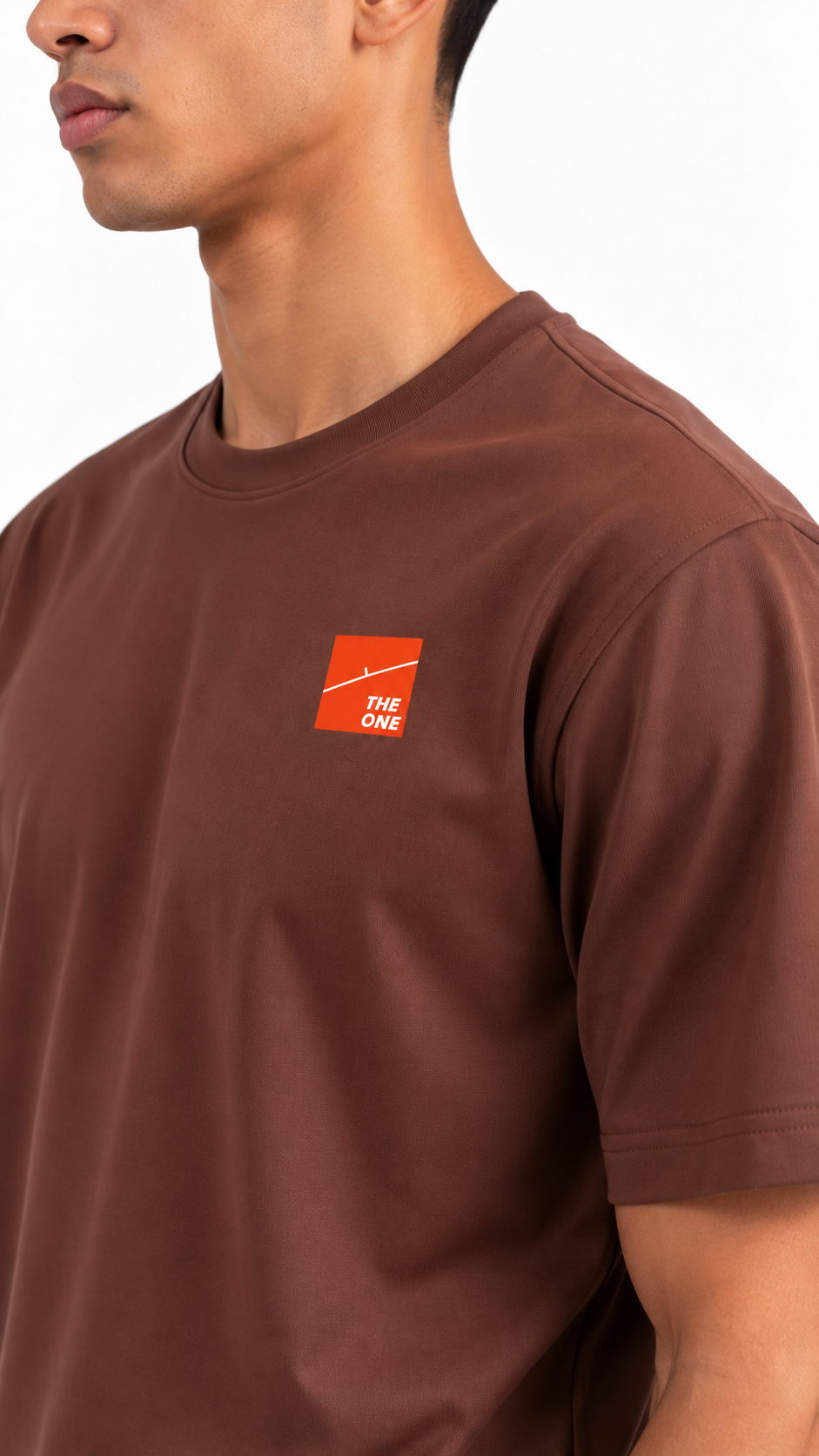PERFORMANCE BROWN T SHIRT