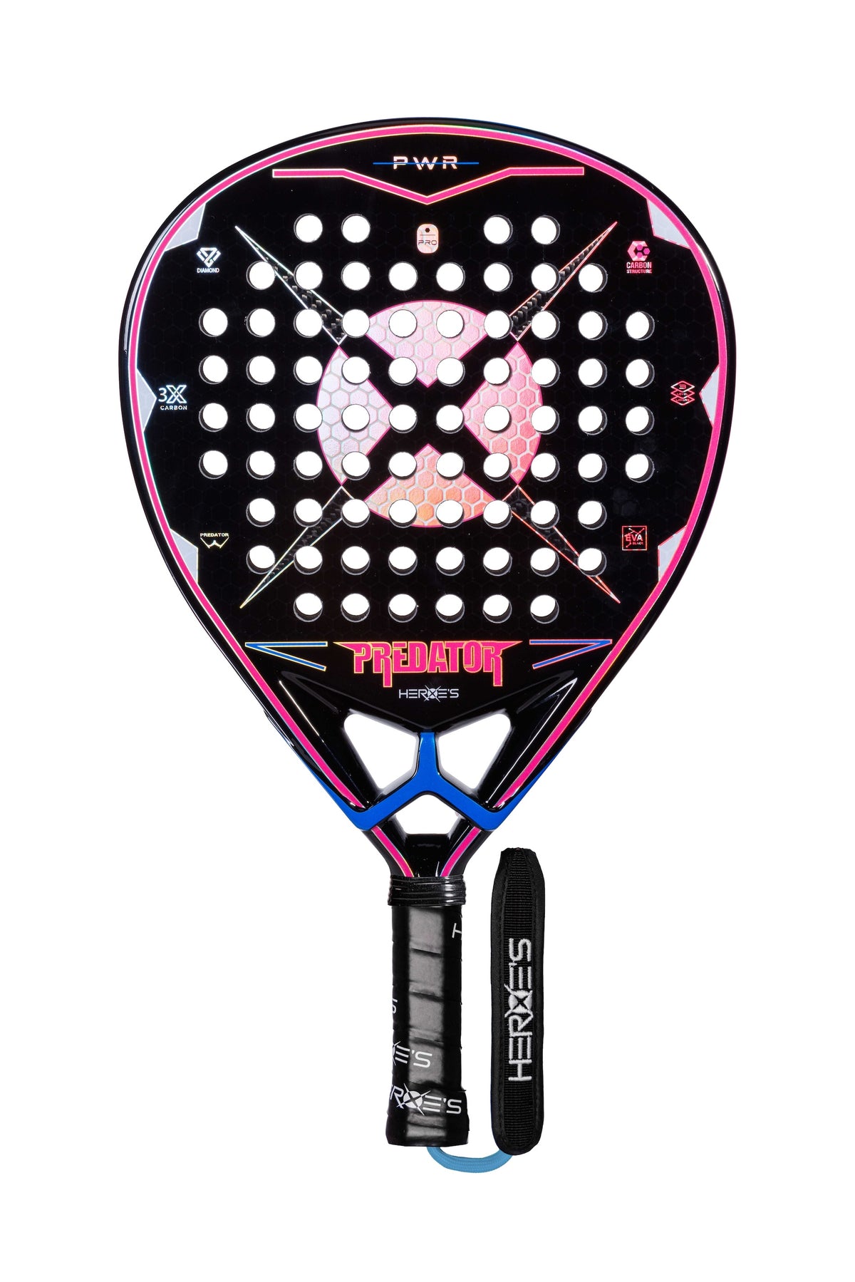 Predator Pro Racket HEROES PADEL RACKET - PREDATOR (BY STELLATO) – The One Academy Shop ...