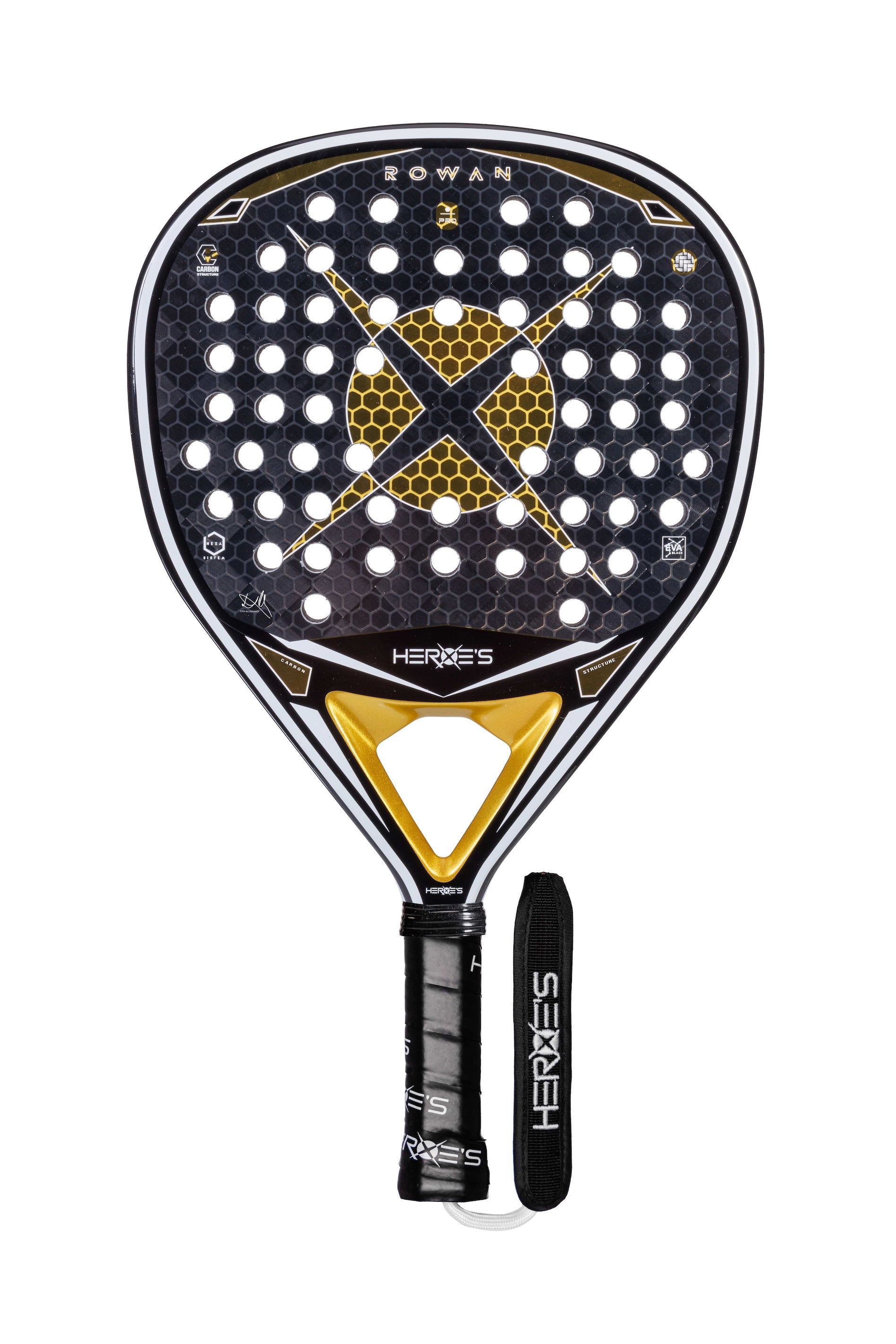 HEROES PADEL RACKET - ROWAN (BY TITO ALLEMANDI) – The One Academy Shop ...