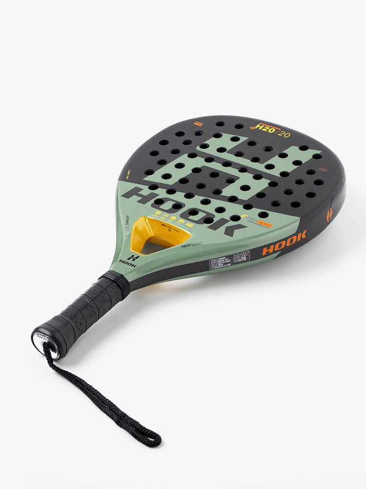 HOOK PADEL RACKET - H20 GREEN – The One Academy Shop - Hong Kong