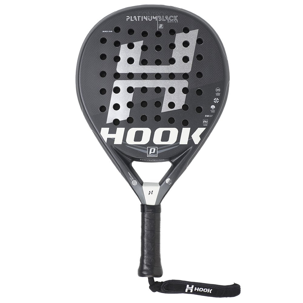 HOOK PADEL RACKET - PLATINUM BLACK – The One Academy Shop - Hong Kong