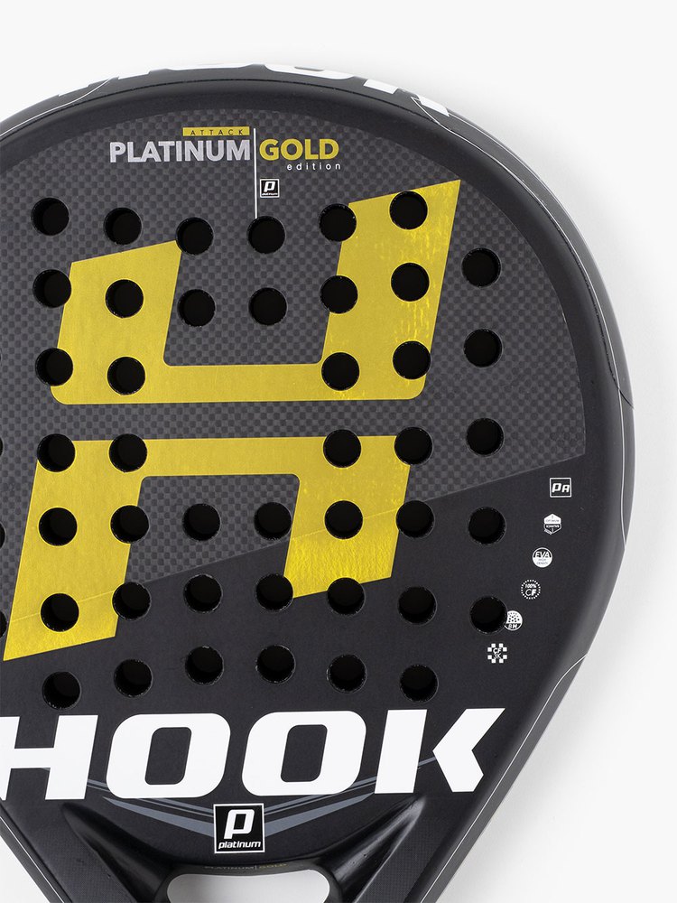 Padel Gold Racket HOOK PADEL RACKET - GOLD – The One Academy Shop - Hong Kong