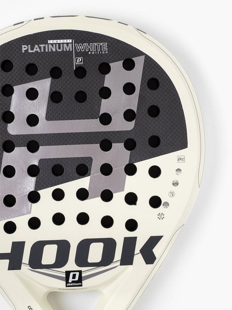 White Paddle Racket HOOK PADEL RACKET - WHITE – The One Academy Shop - Hong Kong