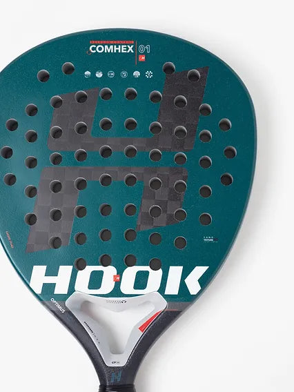 HOOK PADEL RACKET - COMHEX CONTROL (GREEN) – The One Academy Shop ...